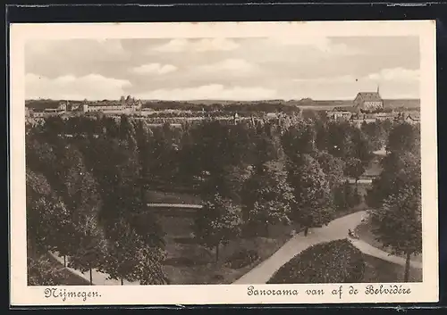 AK Nijmegen, Panorama von de de Belvedere