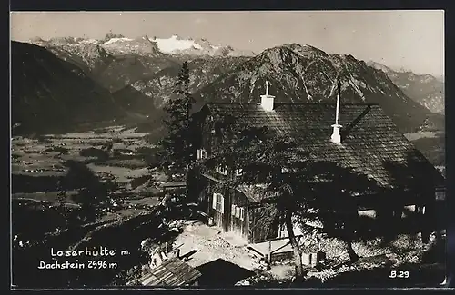 AK Loserhütte, Berghütte mit Dachstein