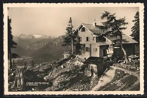 AK Loserhütte, Totalansicht der Berghütte