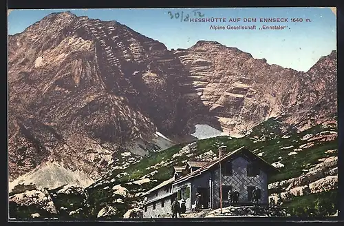 AK Hesshütte, Ennseck, Alpine Gesellschaft Ennstaler