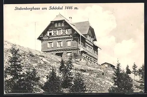 AK Stubenberghaus am Schöckel, Gesamtansicht