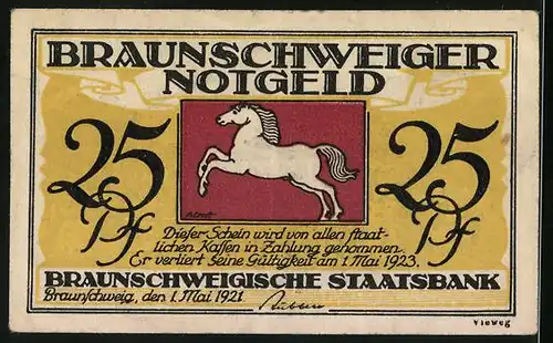 Notgeld Bad Harzburg 1921, 25 Pfennig, Kurhaus