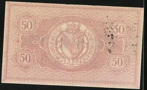 Notgeld Emmendingen 1917, 50 Pfennig, Wappen