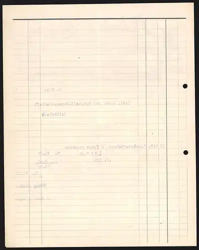 Rechnung Stuttgart 1921, Delisle & Ziegele, Werkzeuge und Werkzeugmaschinen, Produktansicht, Transportschiff, Medaillen