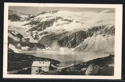 AK Rudolfshütte, Berghütte gegen den Granatkogel
