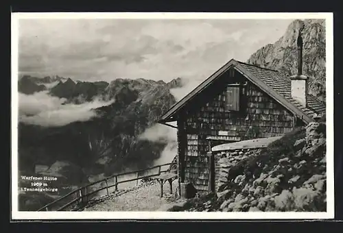 AK Werfener Hütte, Berghütte im Tennengebirge