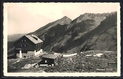 AK Neue Fürtherhütte, Blick gegenh Hohen Herd