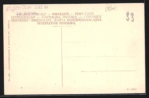 AK Filzsteinalpe, Blick gegen die Dreiherrenspitze