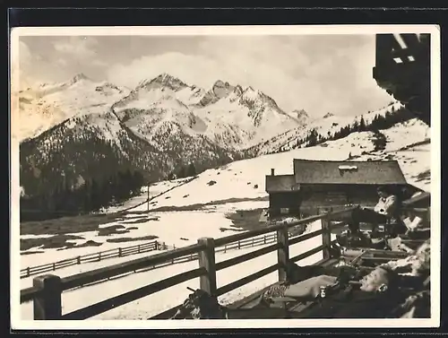 AK Filzsteinhaus, Berghütte an der Gerlosplatte bei Krimml