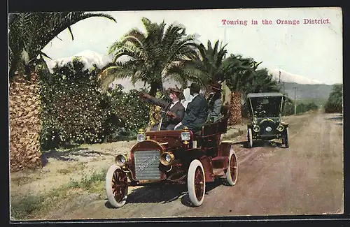 AK Auto Tourist (1905 /07), Touring in the Orange District