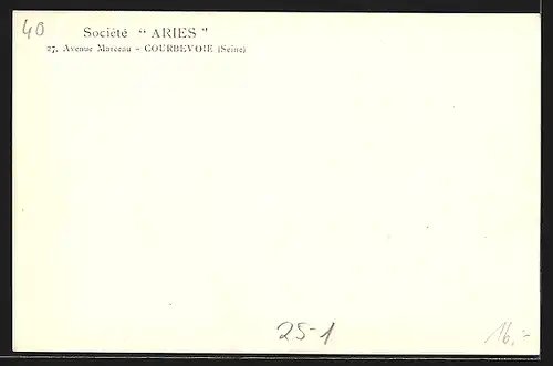 AK Auto Aries (193 ), Seitenansicht des Fahrzeugs