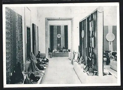 AK München, Exportschau 1946, Textilabteilung