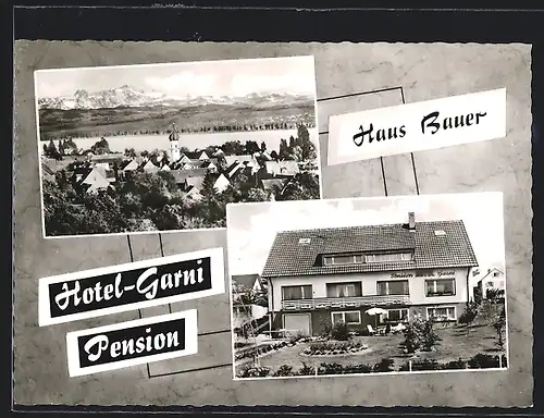 AK Allensbach /Bodensee, Hotel Garni Haus Bauer