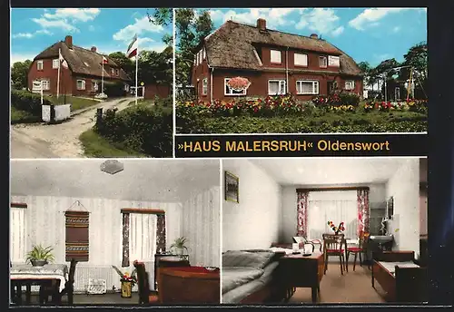 AK Oldenswort, Gasthaus und Pension Haus Malersruh