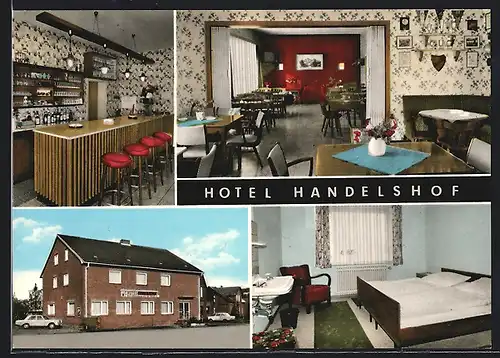 AK Wöhrden /Dithmarschen, Hotel Handelshof, Gaststube