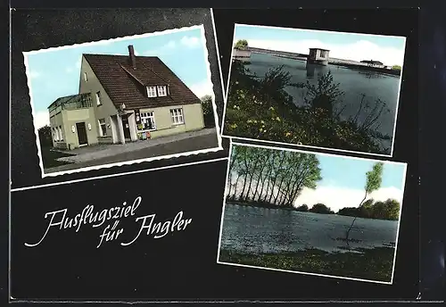 AK Lehe /Ems, Gasthof zum Dorfkrug