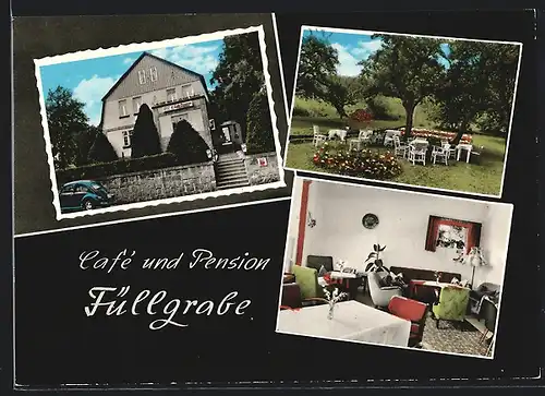 AK Lauenstein /Hameln, Cafe und Pension Füllgrabe