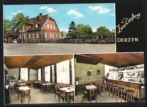 AK Oerzen /Lüneburg, Gasthaus Zum Dorfkrug