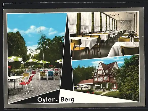 AK Oyle bei Nienburg, Waldgaststätte Oyler Berg, Gasthaus