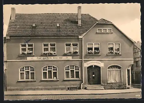 AK Frankenhausen /Kyffh., Gasthaus Zur guten Quelle