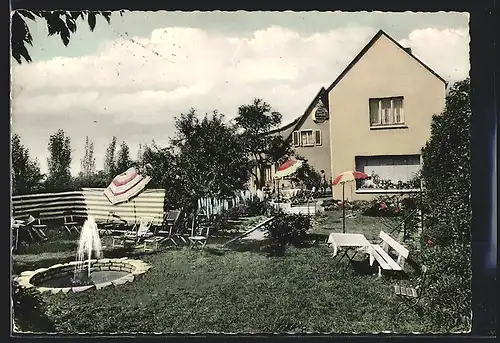 AK Horhausen bei Rengsdorf /Westerwald, Hotel Pension Haus Paganetti