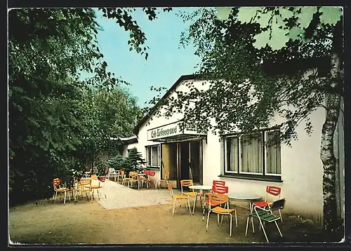 AK Bad Bramstedt, Café Birkengrund, Hotel und Restaurant, Oskar-Alexander-Strasse