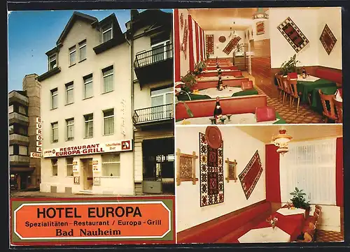 AK Bad Nauheim, Hotel Europa in der Hauptstrasse 26