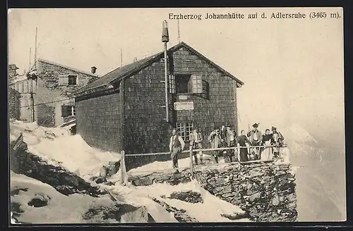 AK Erherzog-Johannhütte, Berghütte auf der Adlersruhe