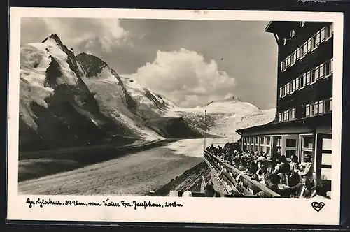 AK Kaiser Franz-Josefhaus mit Blick auf Gr. Glockner