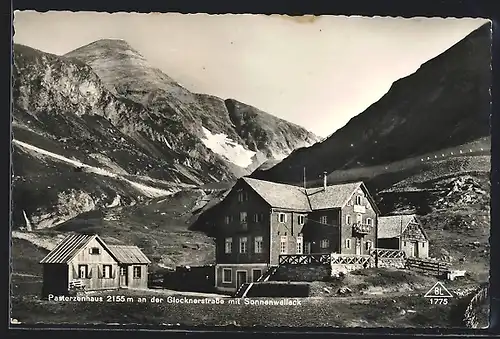 AK Pasterzenhaus an der Glocknerstrasse mit Sonnenwelleck