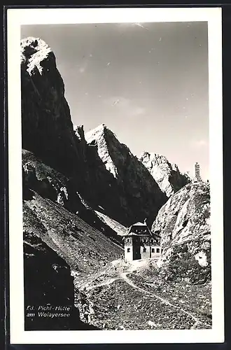 AK Ed.-Pichl-Hütte am Wolayersee