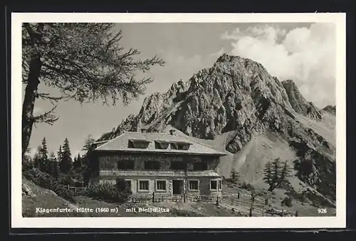 AK Klagenfurter Hütte mit Bielschitza