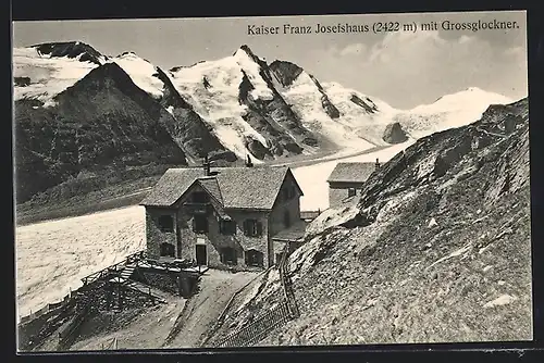 AK Kaiser Franz Josefshaus mit Grossglockner