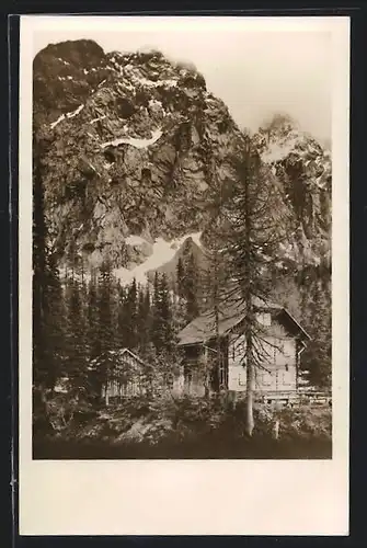 AK Comptonhütte der Sektion Austria des Ö. A. V. am Reisskofel