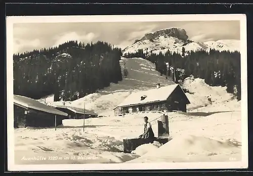AK Auenhütte, Berghütte im kl. Walsertal