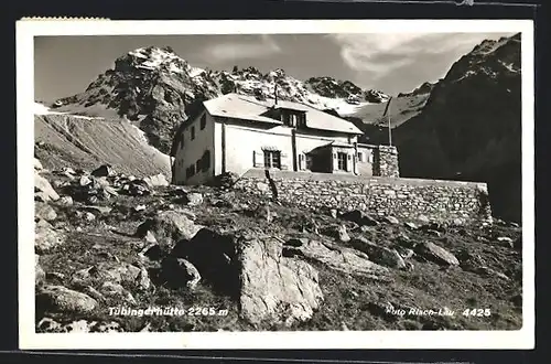 AK Tübingerhütte, Gesamtansicht mit Plattenspitze