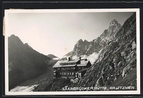 AK Saarbrückerhütte, Berghütte mit Gr. Litzner