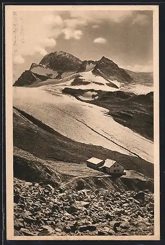 AK Wiesbadener Hütte, Berghütte mit Umgebung