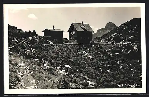 AK Freiburger Hütte, Berghütte an der Roten Wand