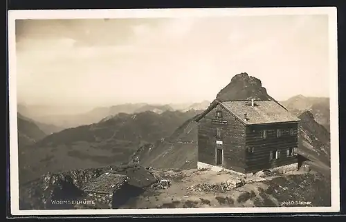 AK Wormserhütte, Berghütte mit Panorama