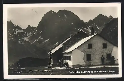 AK Madlener Haus, Berghütte mit Hochmaderer