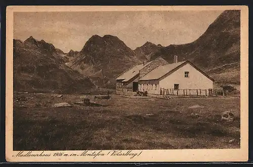AK Madlenerhaus, Berghütte im Montafon