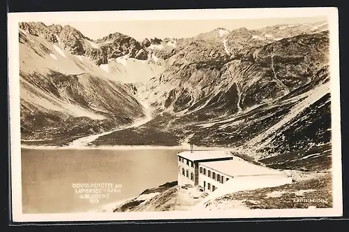 AK Douglashütte, Berghütte am Lunersee b. Bludenz