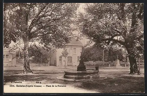 AK Sainte-Feyre, Place de la Fontaine