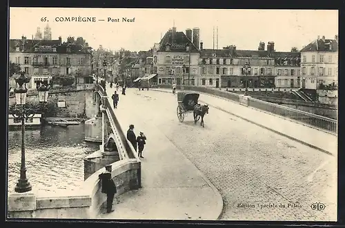 AK Compiègne, Pont Neuf