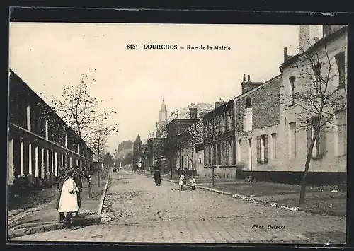 AK Lourches, Rue de la Mairie