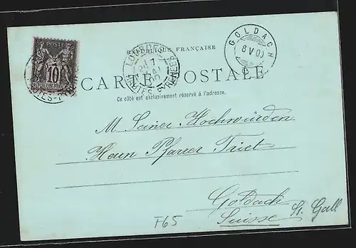 AK Lourdes, Ortsansicht mit Kirche