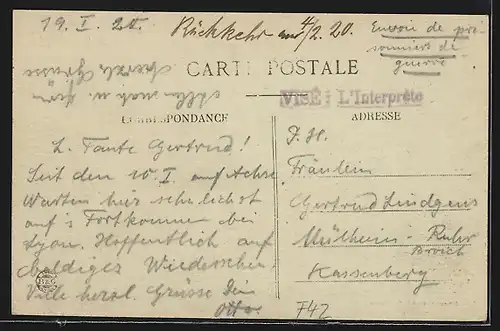 AK St. Rambert sur Loire, Place de la Mairie