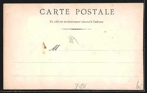 AK Chatellerault, La Promenade et l`Église