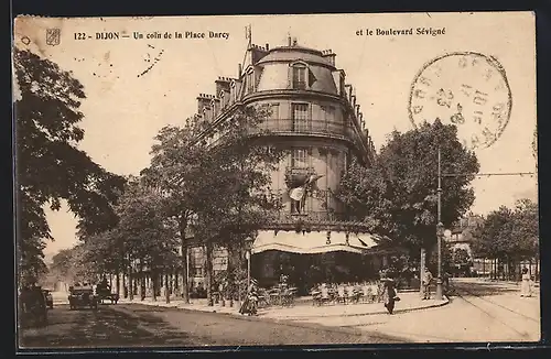 AK Dijon, Un Coin de la Place Darcy et le Boulevard Sevigne
